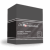 Droomtextiel Dubbel Jersey Hoeslaken Antraciet 140x200 cm