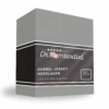Droomtextiel Dubbel Jersey Hoeslaken Grijs 180x200 cm