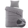 Papillon Dekbedovertrek Mousseline Grijs - 140x200/220 cm
