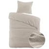 Papillon Dekbedovertrek Mousseline Zand - 140x200/220 cm