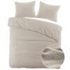Papillon Dekbedovertrek Mousseline Zand - 240x200/220 cm