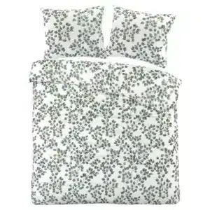 Droomtextiel Day Dream Dekbedovertrek Mees Groen - Lits-Jumeaux 240x200/220 cm  - 100% Katoen - Hoogwaardige Kwaliteit