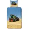 Droomtextiel Dekbedovertrek Kinderen Stoere Fent Tractor 140x200/220cm - 100% Zacht Katoen