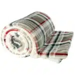 Unique living Plaid Larsson Taupe 150 x 200 cm - Fleece Deken