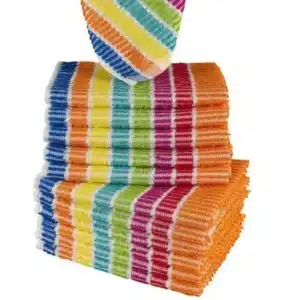 Droomtextiel Vaatdoek Katoen - Clean & Shiny - 10 stuks 35x35 cm - 100% katoen - Multi Kleuren