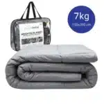 Droomtextiel Verzwaringsdeken -7kg - 150x200 cm - Zwaartedeken - Weighted Blanket - Verzwaarde Deken - OEKO-TEX