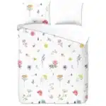Good Morning Dekbedovertrek Fleur Wit 140x220 cm - 100% Katoen