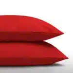 Literie Katoenen Kussenslopen Set van 2 Stuks - Rood - 60x70cm - Zacht Katoen