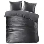 Papillon Uni Velvet Dekbedovertrek - Lits-jumeaux - 240x200/220 cm - Grijs