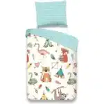 Peuter dekbedovertrek Boho Dieren 120x150cm - 100% Zacht Katoen