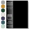 Sleeps  Jersey Hoeslaken - Zwart Lits-Jumeaux 200x200/220 cm - 100% Katoen -  Hoge Hoek - Heerlijk Zacht Gebreid - - Strijkvrij - Rondom elastiek - Stretch -