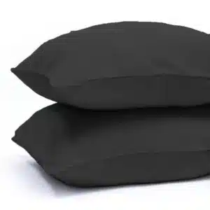 Sleeps Zachte Teddy Kussenslopen Antraciet 60x70 cm - 2 Stuks - Teddy zacht