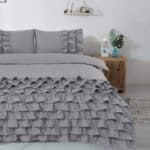 Dreamhouse Cyprus Dekbedovertrek Grijs Eenpersoons 140X200/220 cm