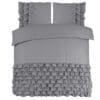 Dreamhouse Cyprus Dekbedovertrek Grijs Eenpersoons 140X200/220 cm