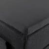 Droomtextiel Topper Hoeslaken Dubbel Jersey Antraciet - 160x200 cm - 100% Zacht Katoen