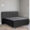 Droomtextiel Topper Hoeslaken - Katoen Satijn 90x220 cm - Antraciet