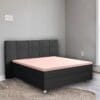 Droomtextiel Topper Hoeslaken - Katoen Satijn 180x220 cm - Roze