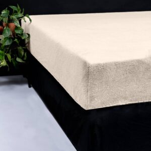 Sleeps Zachte Teddy Hoeslaken Crème - 90 x 200 cm - Heerlijk Zacht