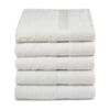Droomtextiel Handdoeken 50x100 cm - Set van 5 - Hotelkwaliteit - Ivoor