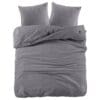 BLCKOUT Dekbedovertrek Odessa - 200x200/220 cm - Grijs