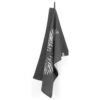 Walra Theedoek Dry with Leaves - 50x70 - 100% Katoen - Off Black