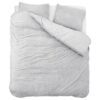 Droomtextiel Teddy Dekbedovertrek Grijs - 200x200/220 cm