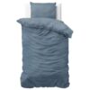 Dreamhouse Dekbedovertrek Stone Washed Blauw - 140x200/220 cm