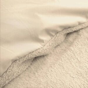 Zacht fleece deken in close-up afbeelding