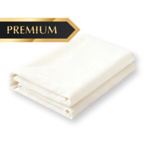 Droomtextiel Laken Flanel Premium Crème - Tweepersoons 200x260 cm - Super Zacht - Dikke Kwaliteit