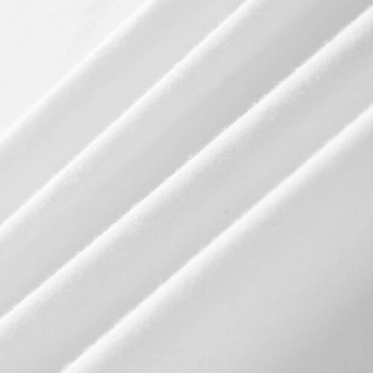 Witte katoenen stof met textuur