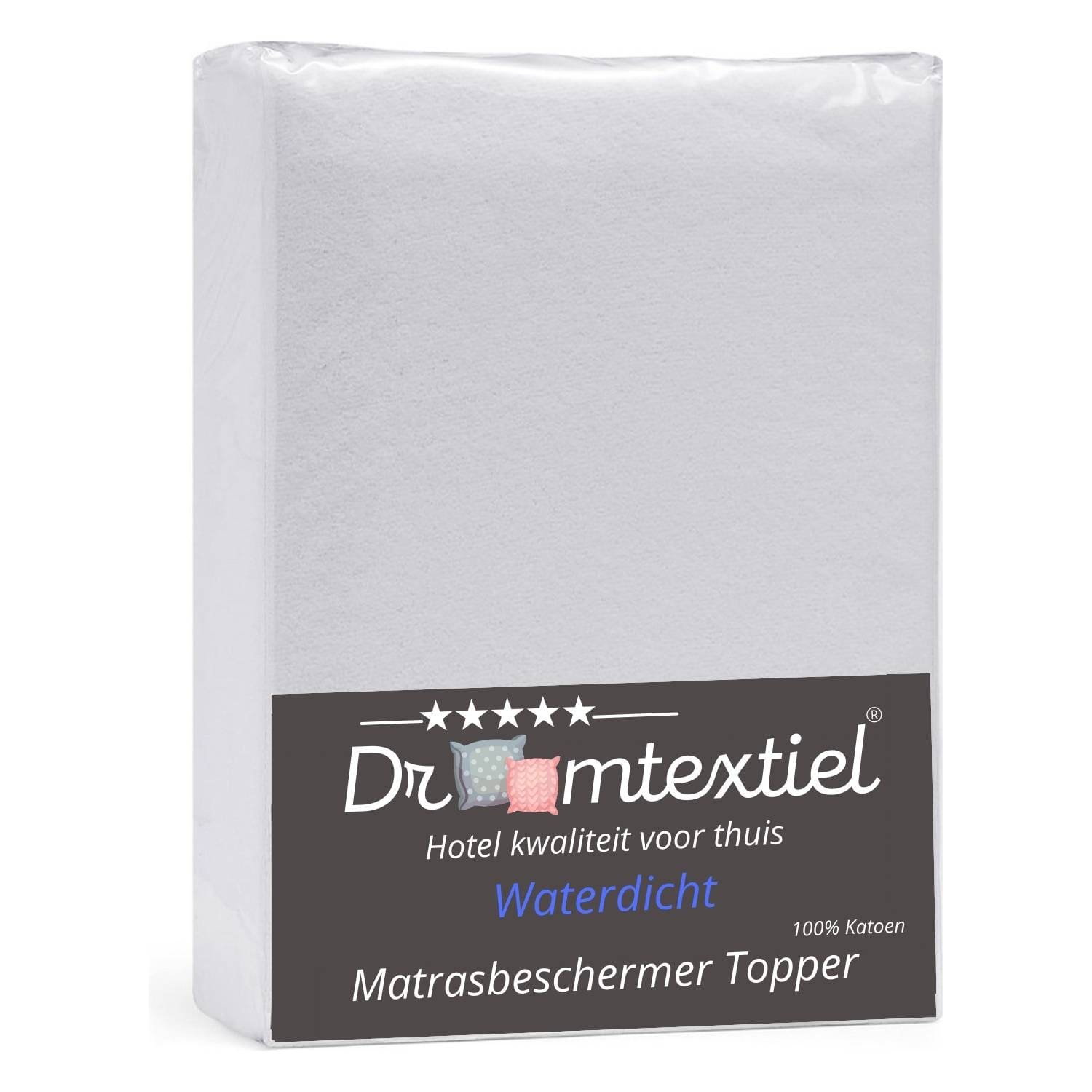 Waterdichte matrasbeschermer van hotelkwaliteit.