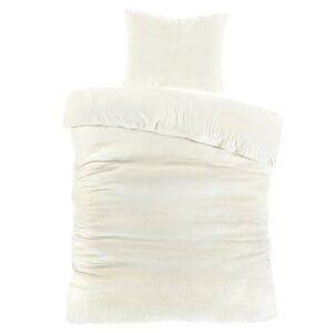 Wit beddengoedset met kussen en deken