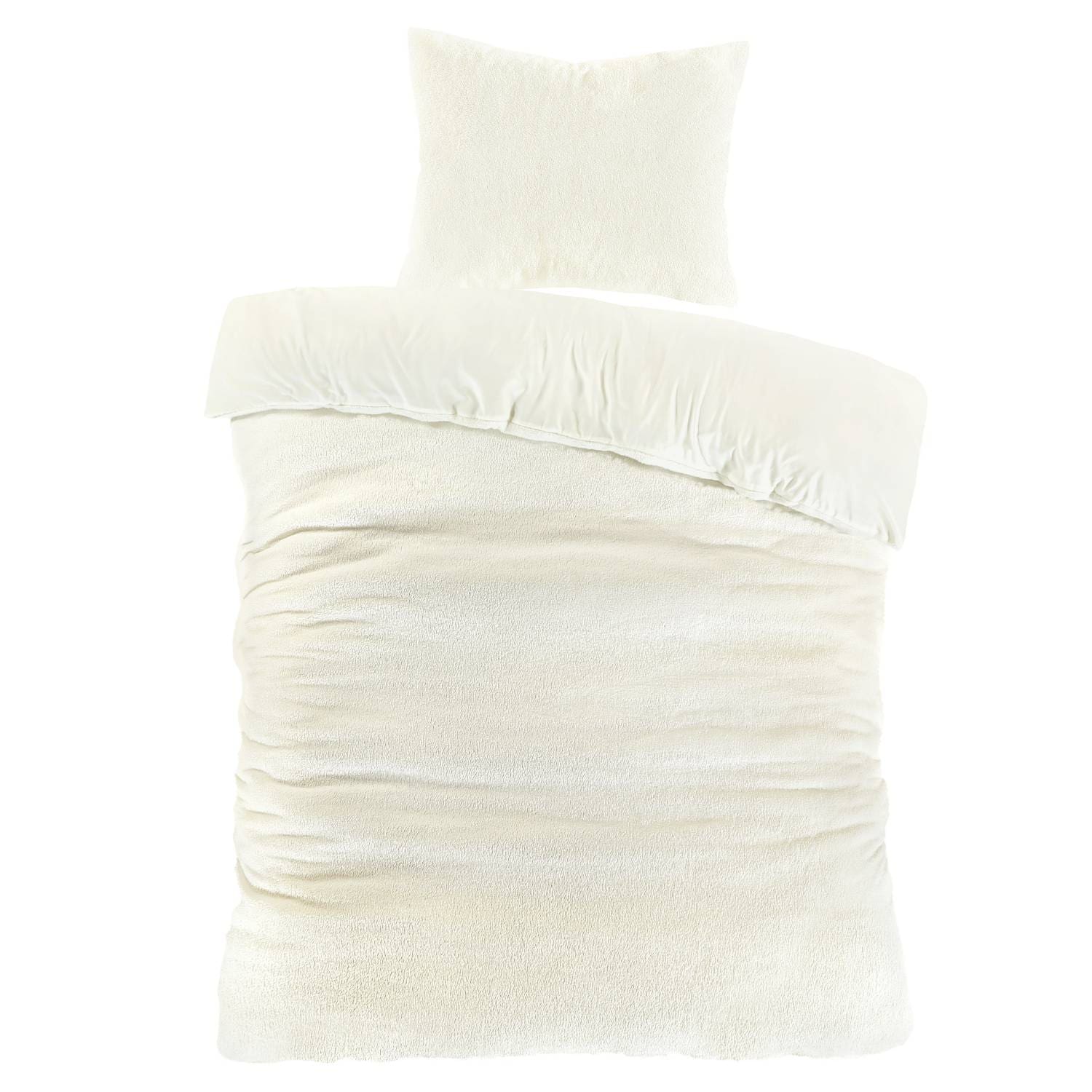 Wit beddengoedset met kussen en deken