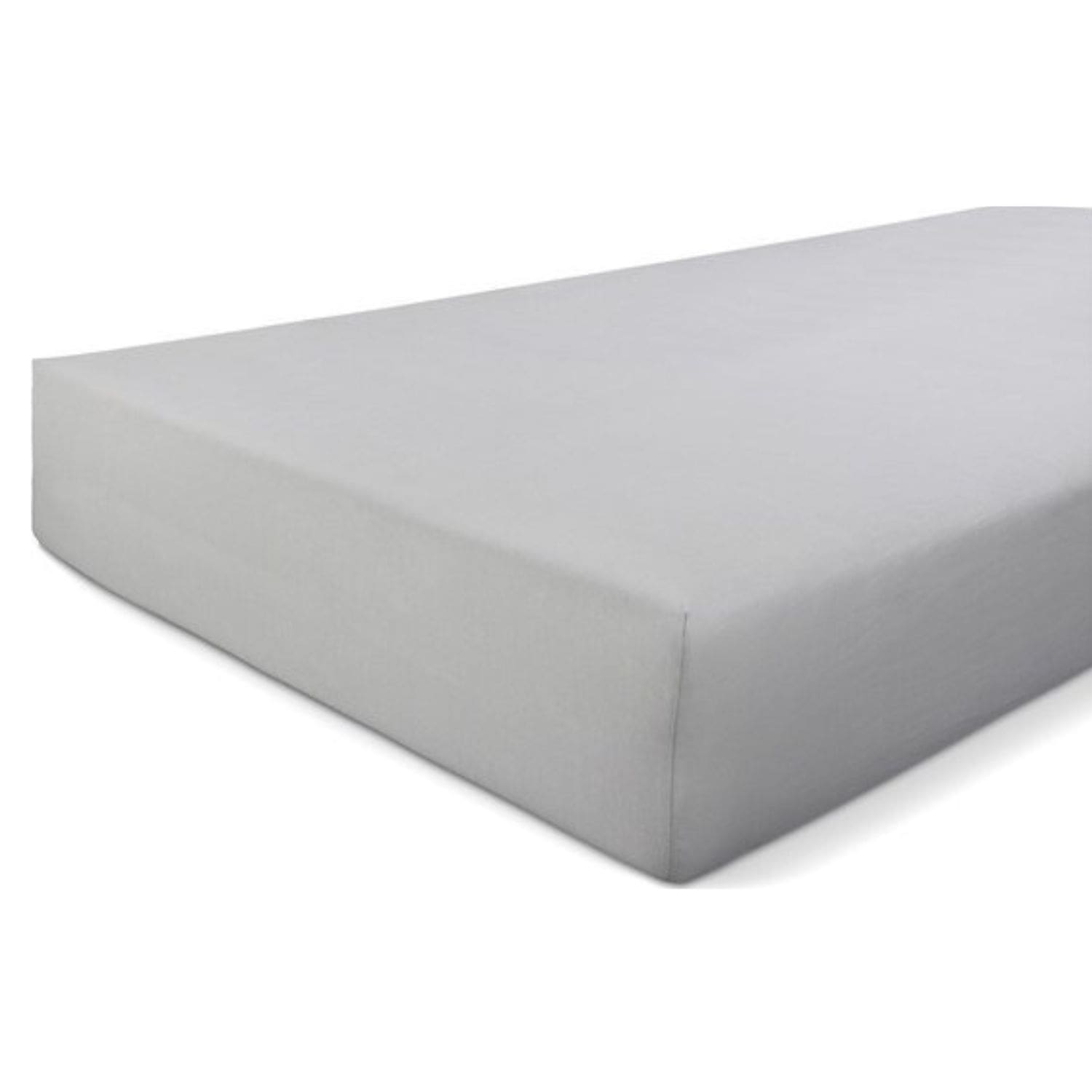 Wit hoeslaken bed, glad en elastisch