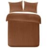 Hotellinnen Dekbedovertrek Katoen Satijn Roest Bruin - 240x200/220 cm