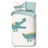 Good Moring Kinderdekbedovertrek Crocodile Eenpersoons 140x200/220 cm - 100% Katoen