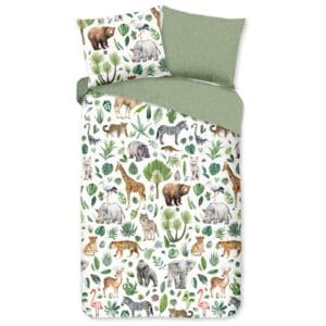 Good Morning Peuterdekbedovertrek Afrikaanse dieren - 120x150