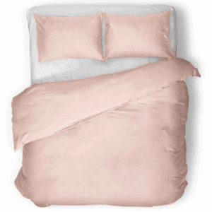 Luxe  Egyptische Katoenen Dekbedovertrek Roze Eenpersoons 140x200/220 cm - Zeer Hoogwaardige Kwaliteit - Super Zacht