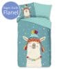 Good Morning Kinderdekbedovertrek Flanel - Lama - 140x200/220 cm