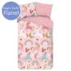 Good Morning Kinderdekbedovertrek Unicorn - 140x200/220 cm - Flanel