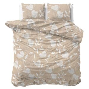 Sleeptime Spring Dekbedovertrek Zand - 240x200/220 cm