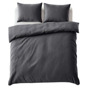 Sleeptime Velvet Cartier dekbedovertrek - 240x200/220 cm - Antraciet