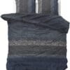Droomtextiel Knits Flanel Dekbedovertrek Blauw - 240x200/220 cm - Warm & Zacht