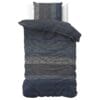 Dreamhouse Knits Flanel Dekbedovertrek Blauw - 140x200/220 cm - Warm & Zacht