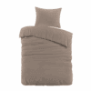 Dreamhouse Mendez Dekbedovertrek Flanel Taupe - 140x200/220 cm