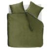 Ambiante Velvety Dekbedovertrek Groen 240x200/220 cm