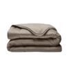 Droomtextiel All-In One Lazy Velvet Dekbed Taupe/Grijs - 240x200 cm