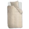 Beddinghouse Frost Flanel Dekbedovertrek Zand - 140x200/220 cm