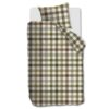 Beddinghouse Sem Flanel Dekbedovertrek Groen - 140x200/220 cm