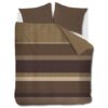 Beddinghouse Fera Flanel Dekbedovertrek Bruin - 240x200/220 cm